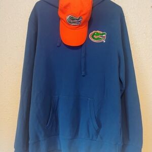 Blue Hoodie and Orange Cap Set Florida‎ Gators